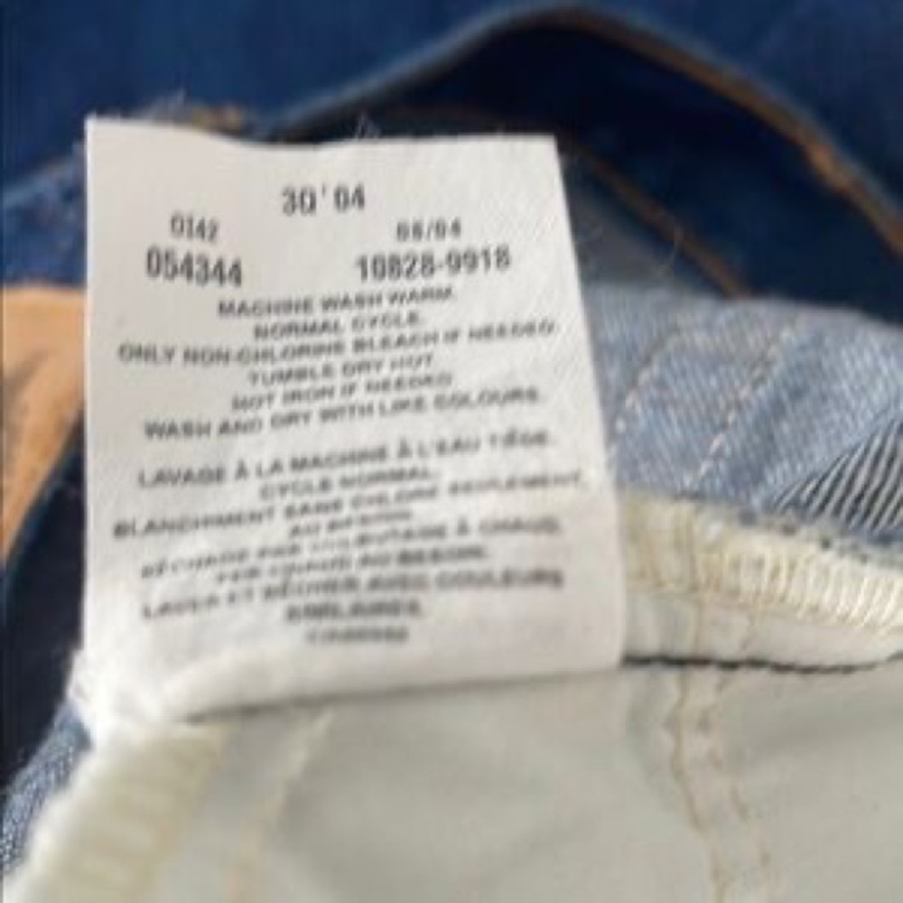 Classic Dark Blue Denim Jeans - Picture 3 of 4